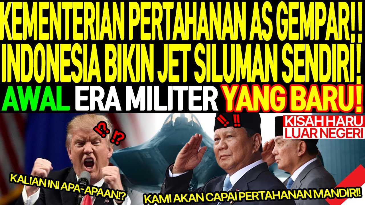[Kisah Haru Luar Negeri] Indonesia Masuk 5 Besar Negara Pemilik Jet Siluman Dunia!