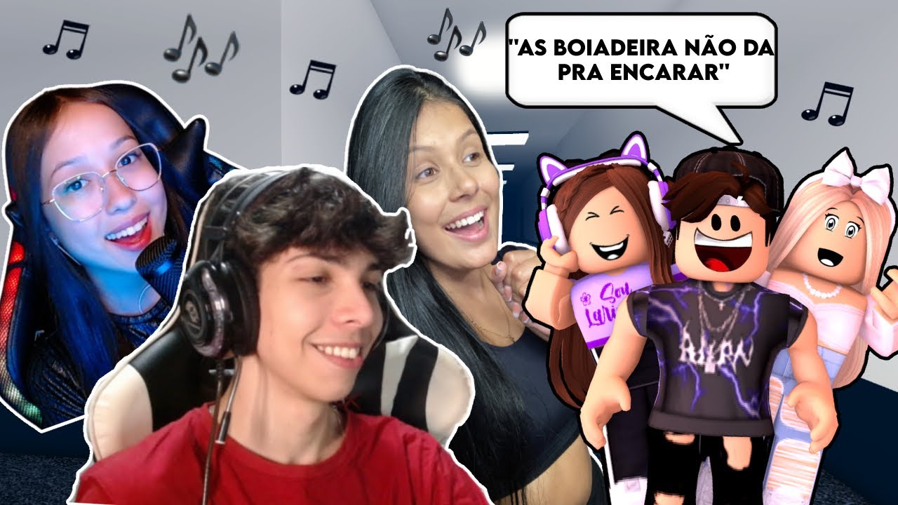 SE FOR CAPTURADO TEM QUE CANTAR NO MARRETÃO! EM TRIO! (tripla facecam) - Roblox