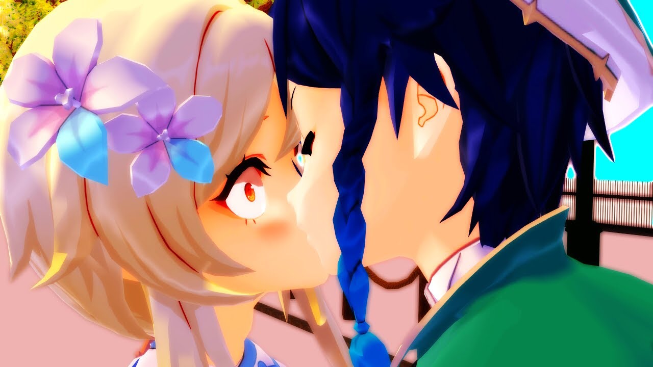 [MMD Genshin Impact] Venti!???/// (Venti x Lumine)