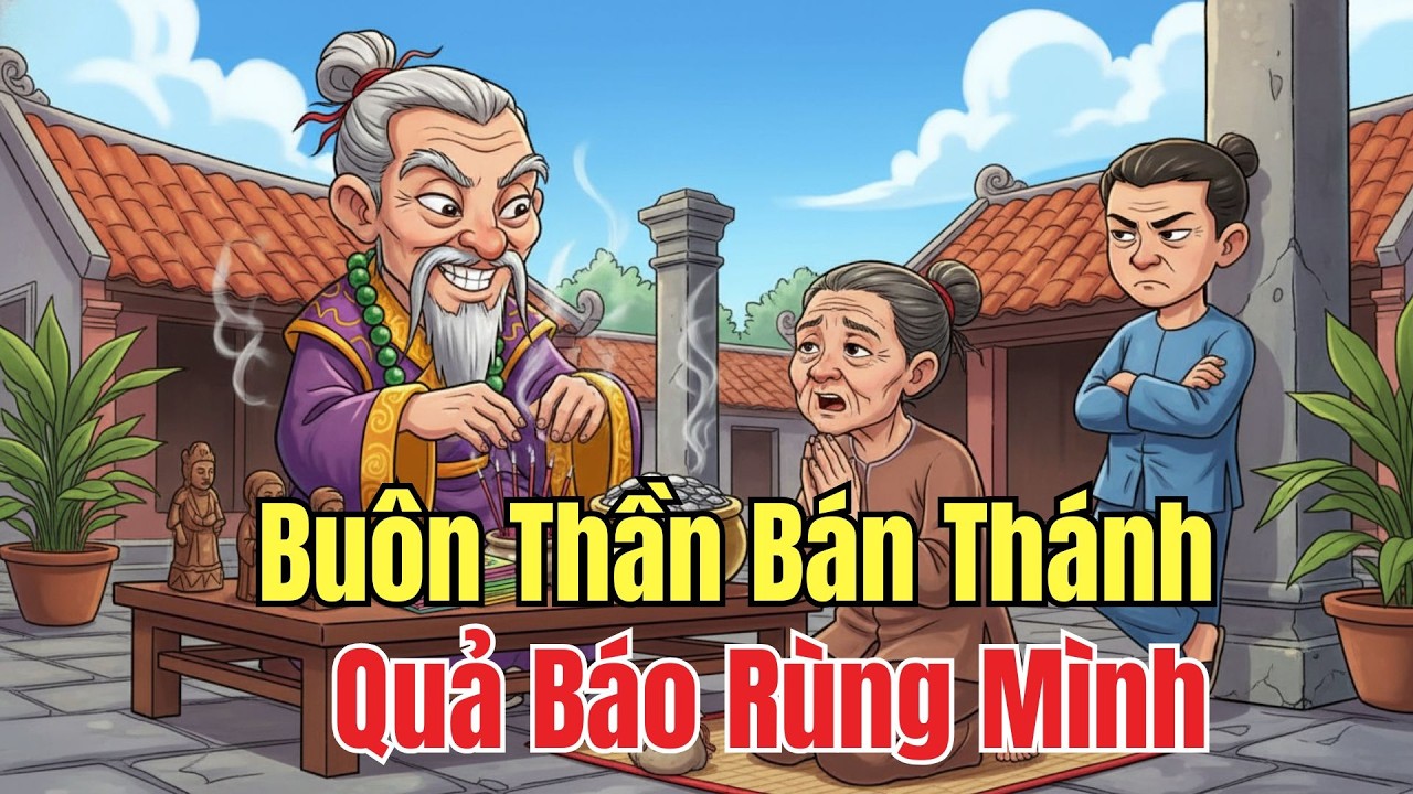 Chuyện Nhân Quả: Kẻ Buôn Thần Bán Thánh – Quả Báo Trong Biển Lửa Khiến Ai Cũng Rùng Mình