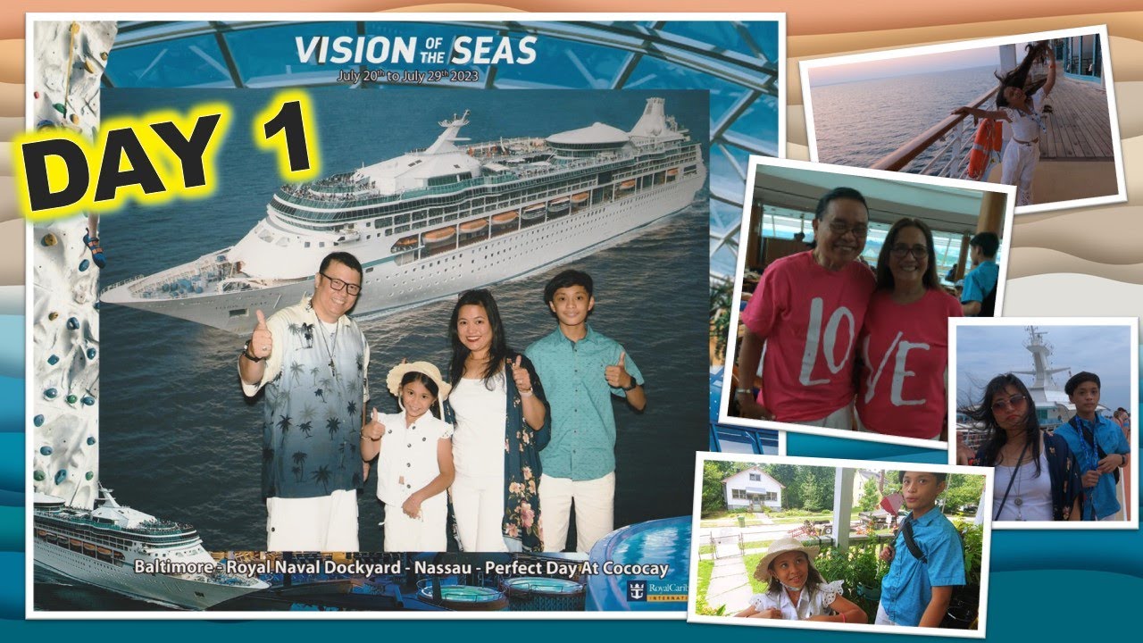 Royal Caribbean Vision of the Seas ║Day1 ║Josh&Sarah  ║HalukayTV