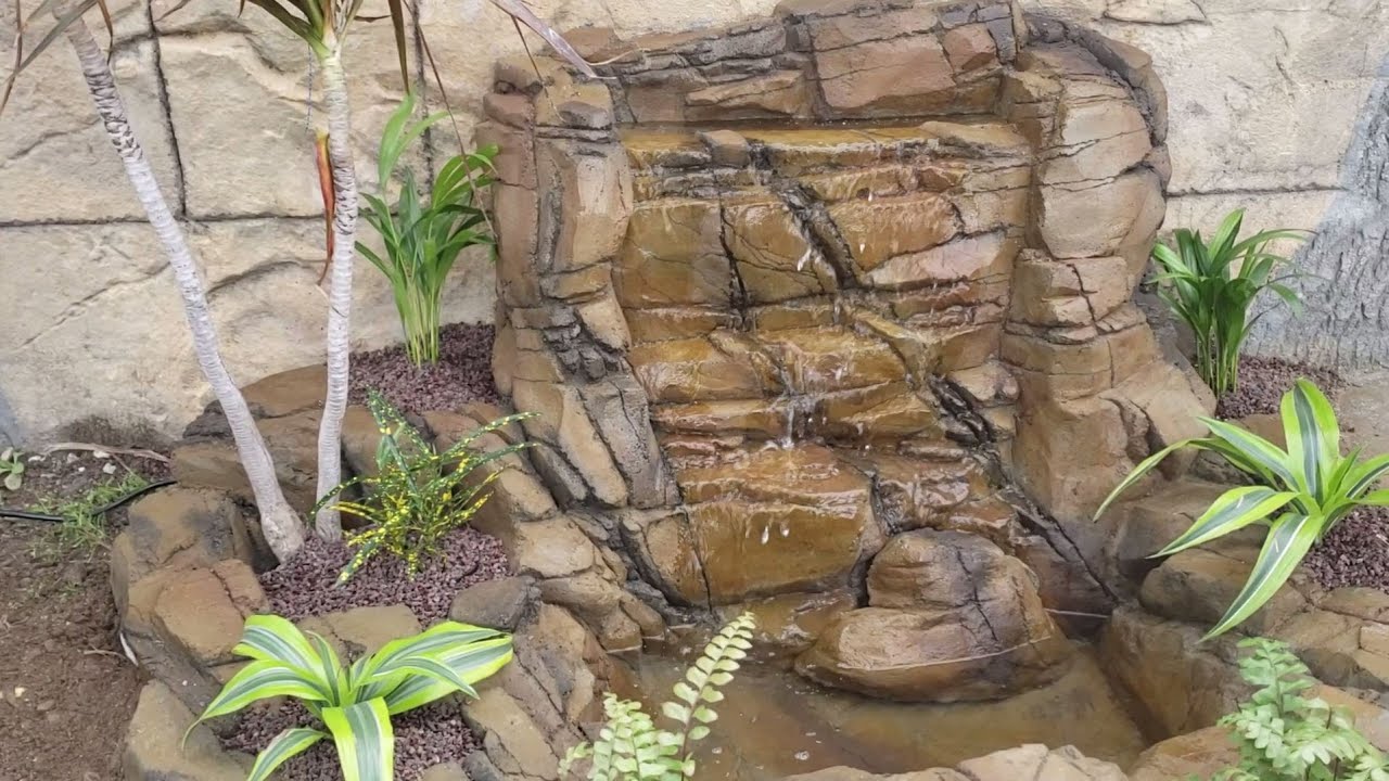 como hacer una mini cascada