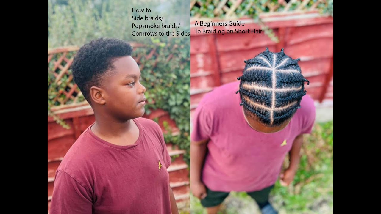 How To Side Braids | Popsmoke Braids | Cornrows to the Side | My Grip Game |