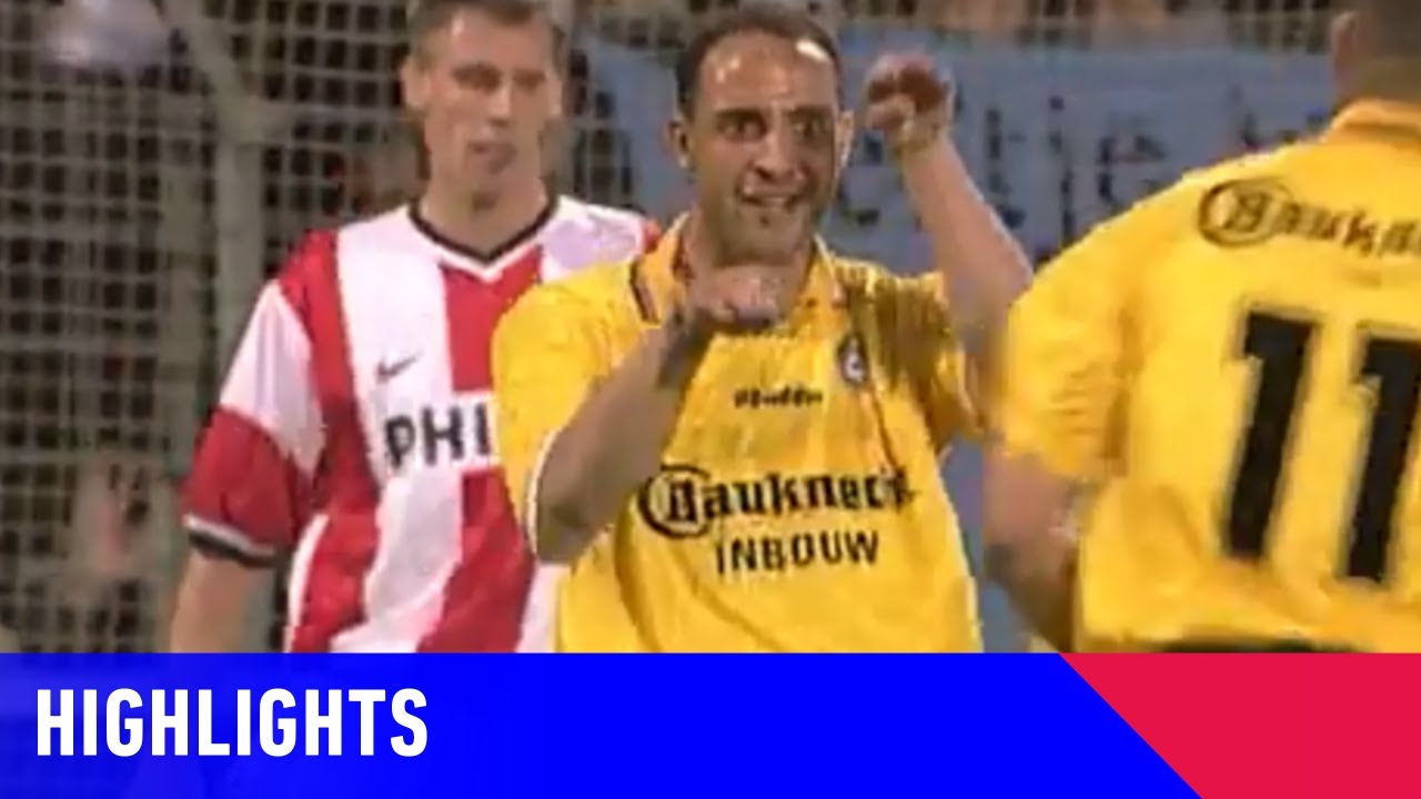 Van Bommel UITBLINKER | Fortuna Sittard - PSV (07-05-1999) | Highlights