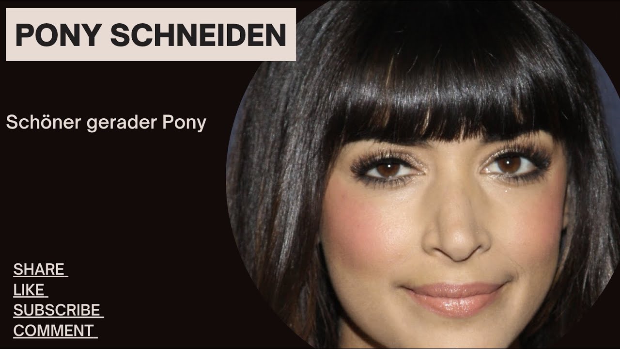 Tutorial gerader Pony schneiden