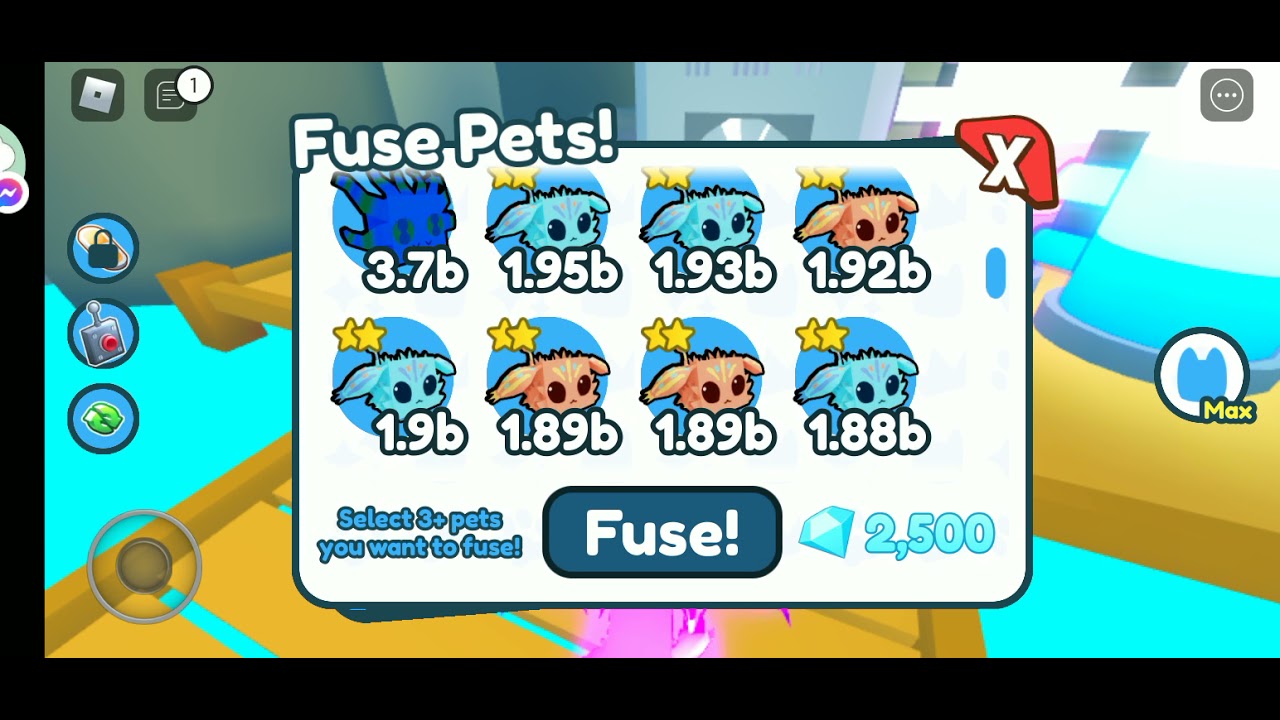 Fusing alien pets! | roblox | pet simulator x