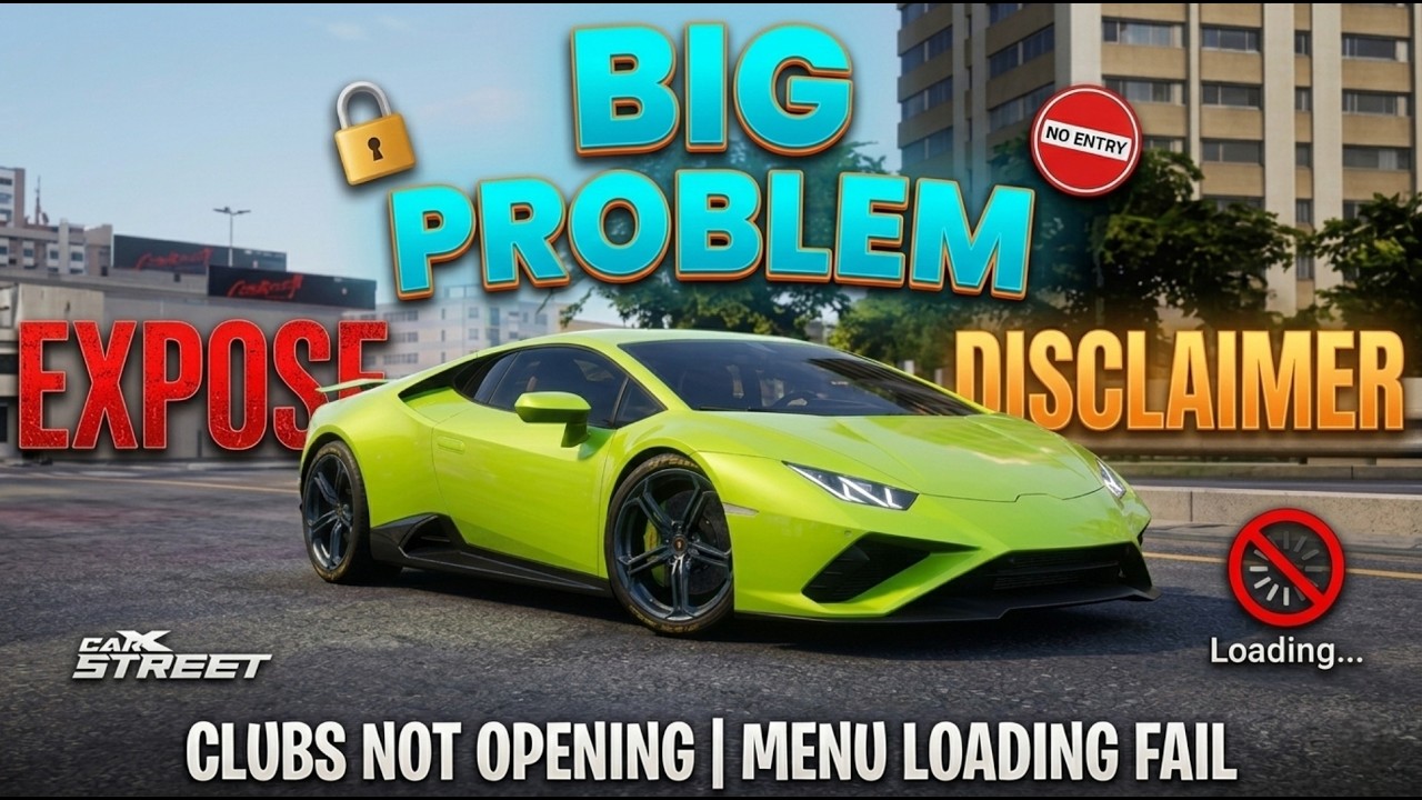 CarX Street Club Menu Broken?! Black Lotus & Western Sierra Won’t Open