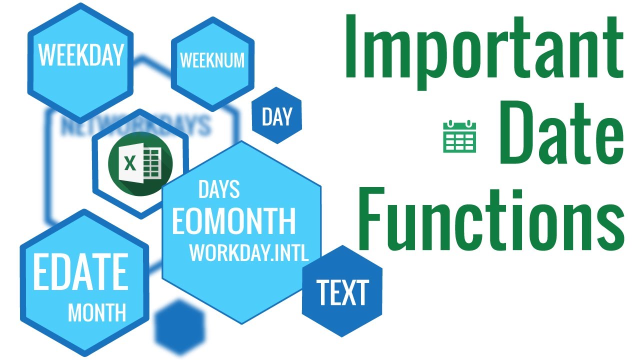 Learn Important Date Functions in Excel