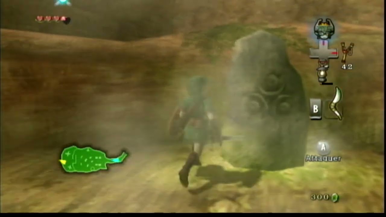 The legend of zelda twilight princess S WII #08 Plaine d'hyrule et la lettre de BABA
