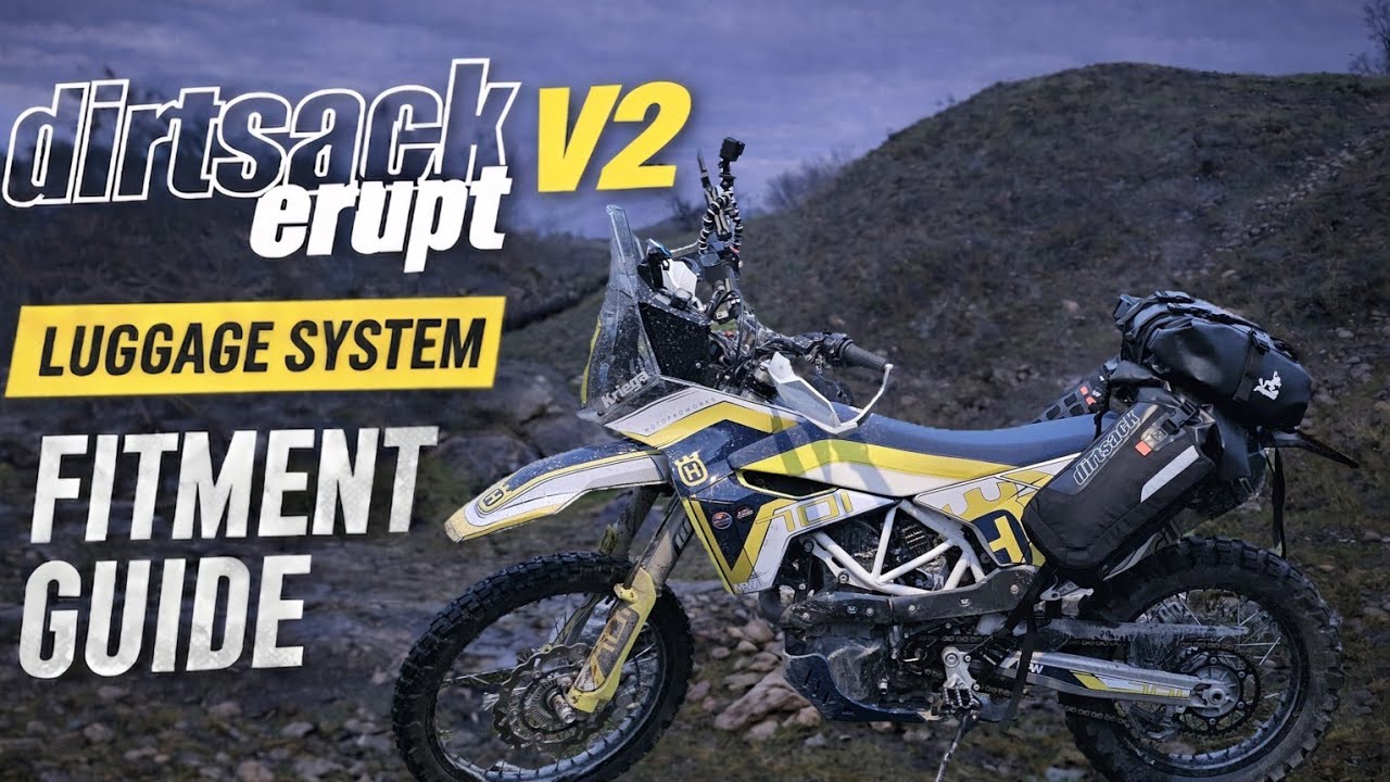 Dirtsack Erupt V2 - Get your Motorbike Adventure Ready
