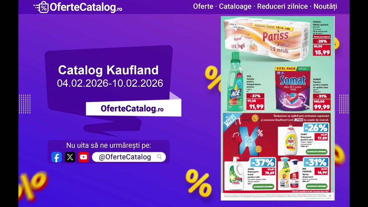Catalog Kaufland 4 februarie 2026 revista oferte Kaufland 04.02 - 10.02.2026 OferteCatalog.ro