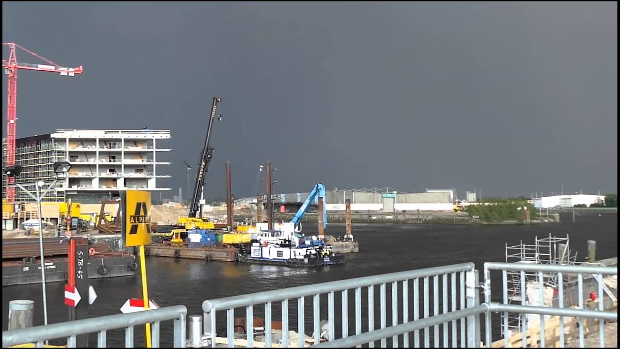 Heftiges Gewitter in Hamburg