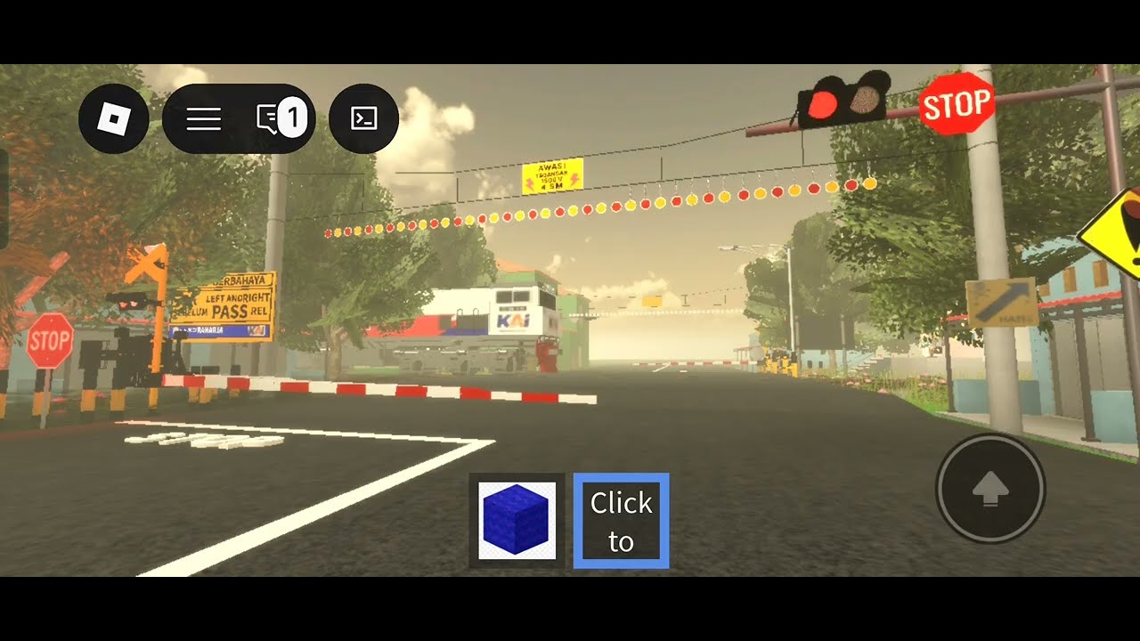 Perlintasan kereta api Jalan Raya Gatot Subroto (fiksi) JPL 1#games #kai