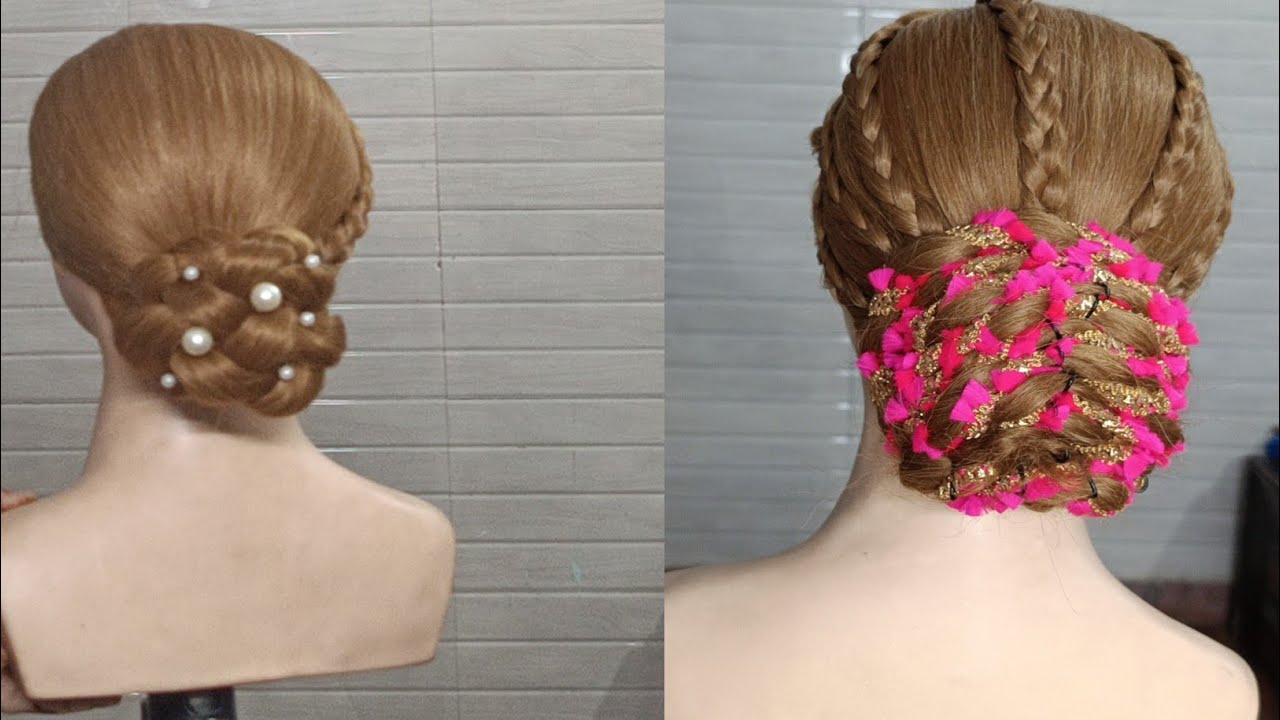 3 Beautiful & Very Easy Bun Hairstyle |  Beautiful Hairstyle for Wedding | Bridal juda Hairstyle | 