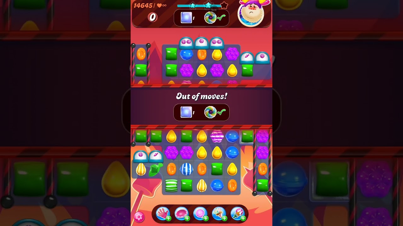 #candycrush🍬🍭 level 14644 with boosters! Like👍🏼 Comment Subscribe and Share!