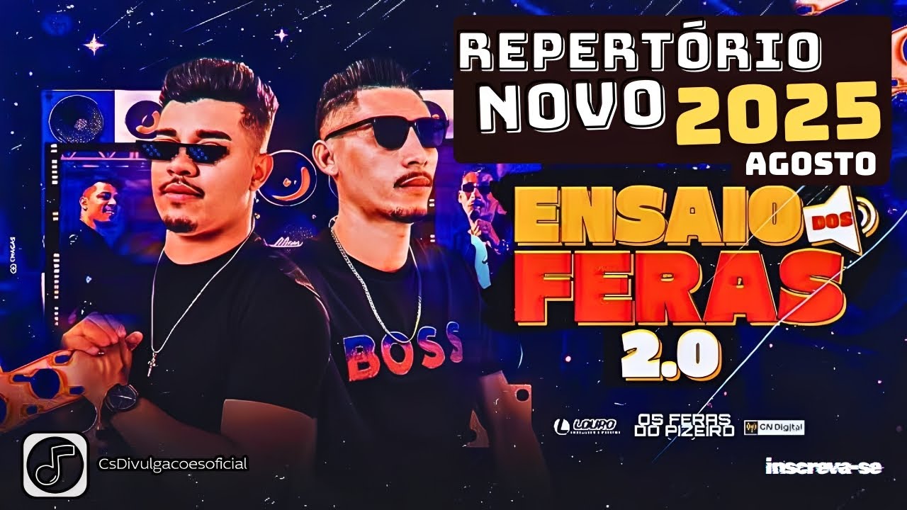 ENSAIO DOS FERAS 2.0 - FERAS DO PISEIRO - REPERTÓRIO NOVO 2025 AGOSTO 