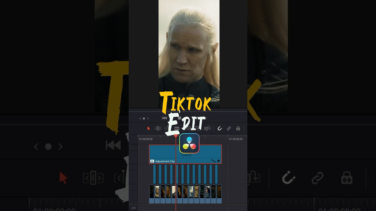 Редактирование TikTok в DaVinci Resolve (урок)