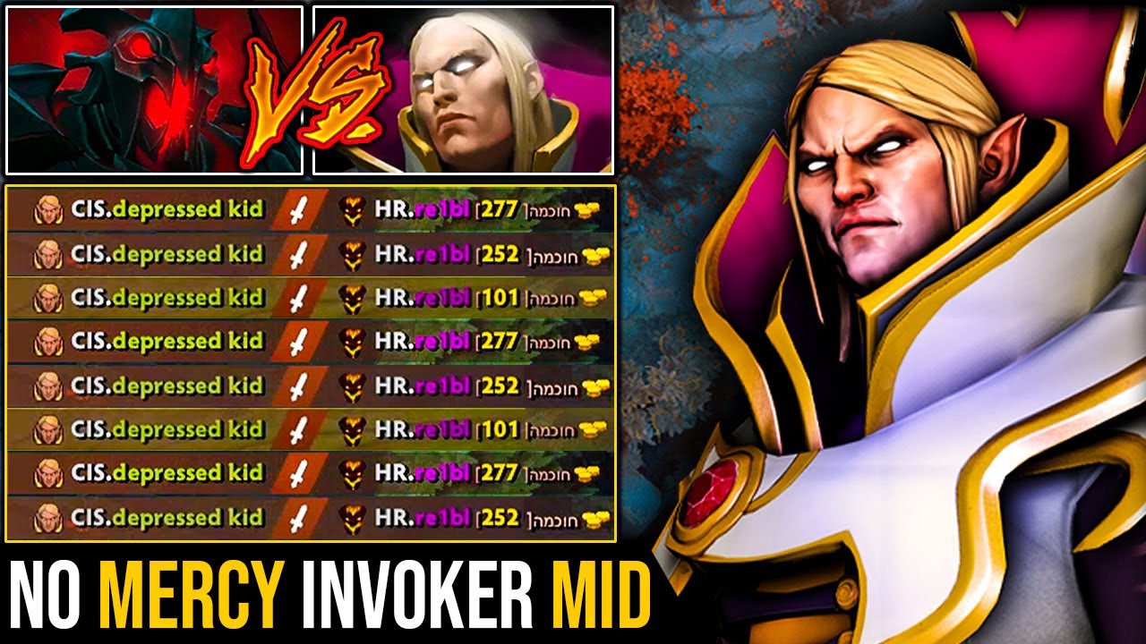 EPIC GRANDMASTER TIER INVOKER - WITCH BLADE BUILD 100% NO MERCY DESTROYED SHADOW FIEND MID in 8K AVG