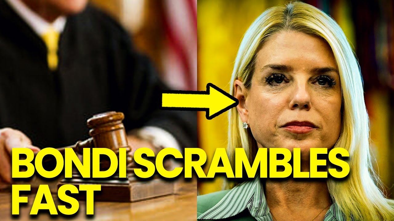 Pam Bondi CAUGHT REMOVING Documents After Judge DROPS Bombshell Order