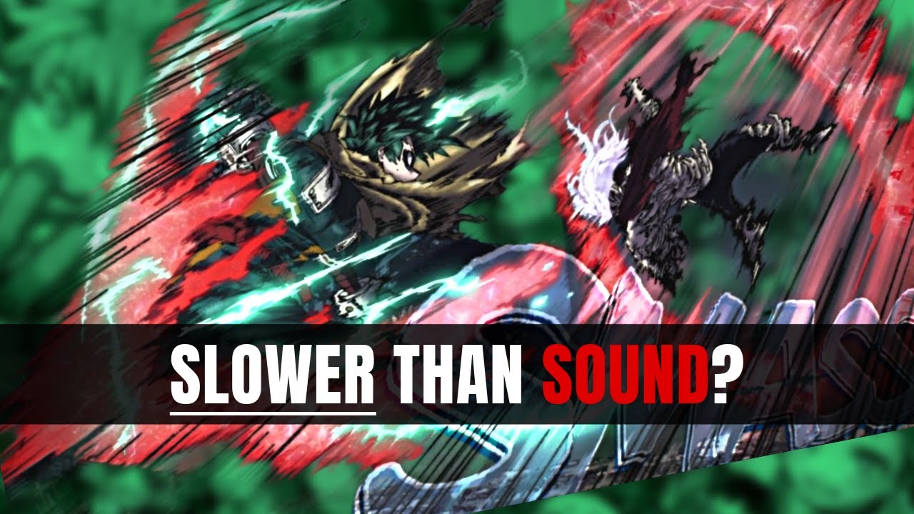Is Deku Actually Really Slow?│My Hero Academia Power Scaling