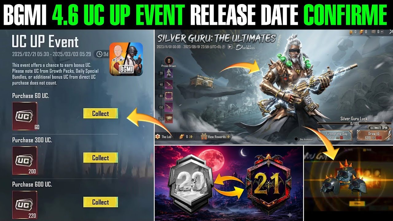 Finally😍 Bgmi 4.6 Uc Up Event Release Date Confirmed✅| Bgmi me Uc Up Event Kab Aayega 