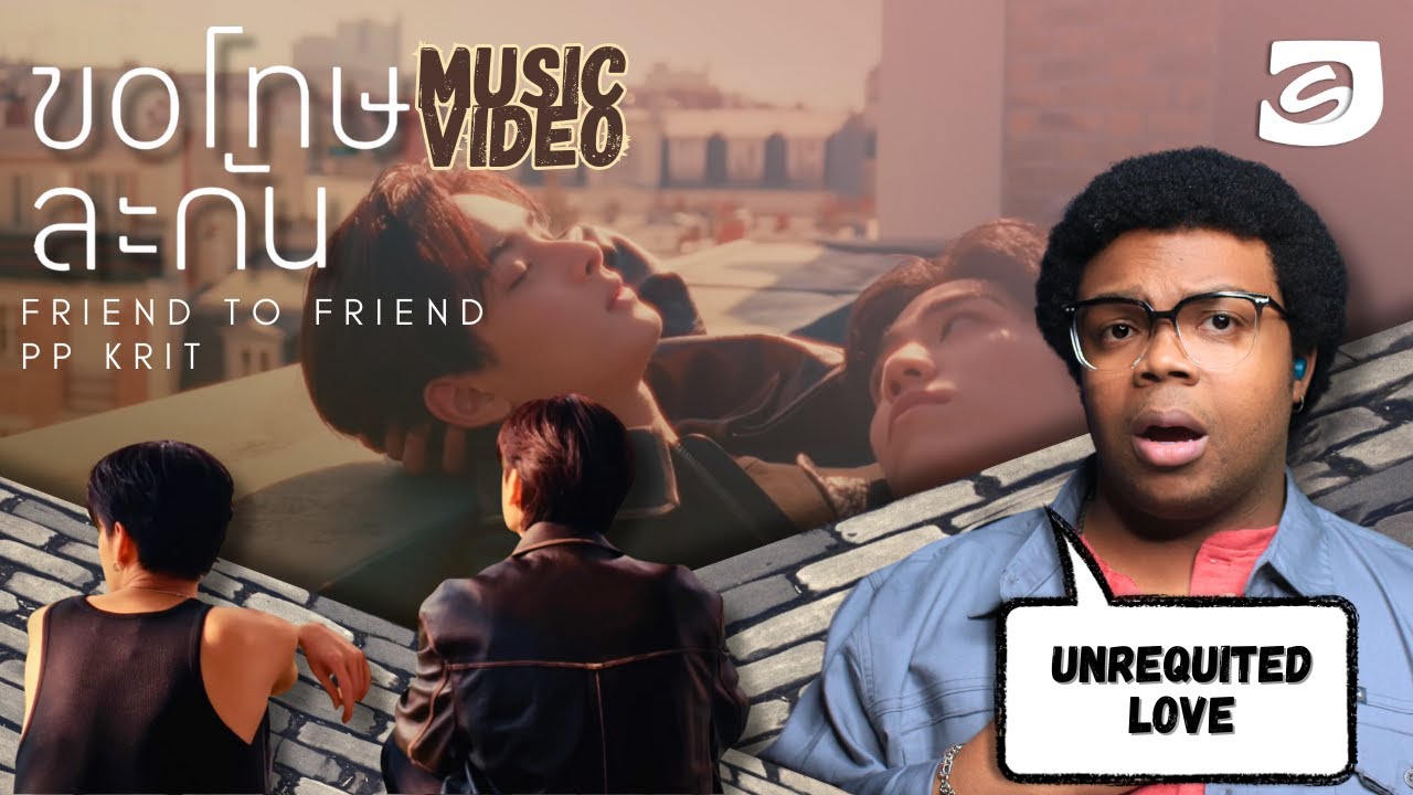 PP Krit Friend to Friend ขอโทษละกัน Official MV Reaction | Coffee shop romance