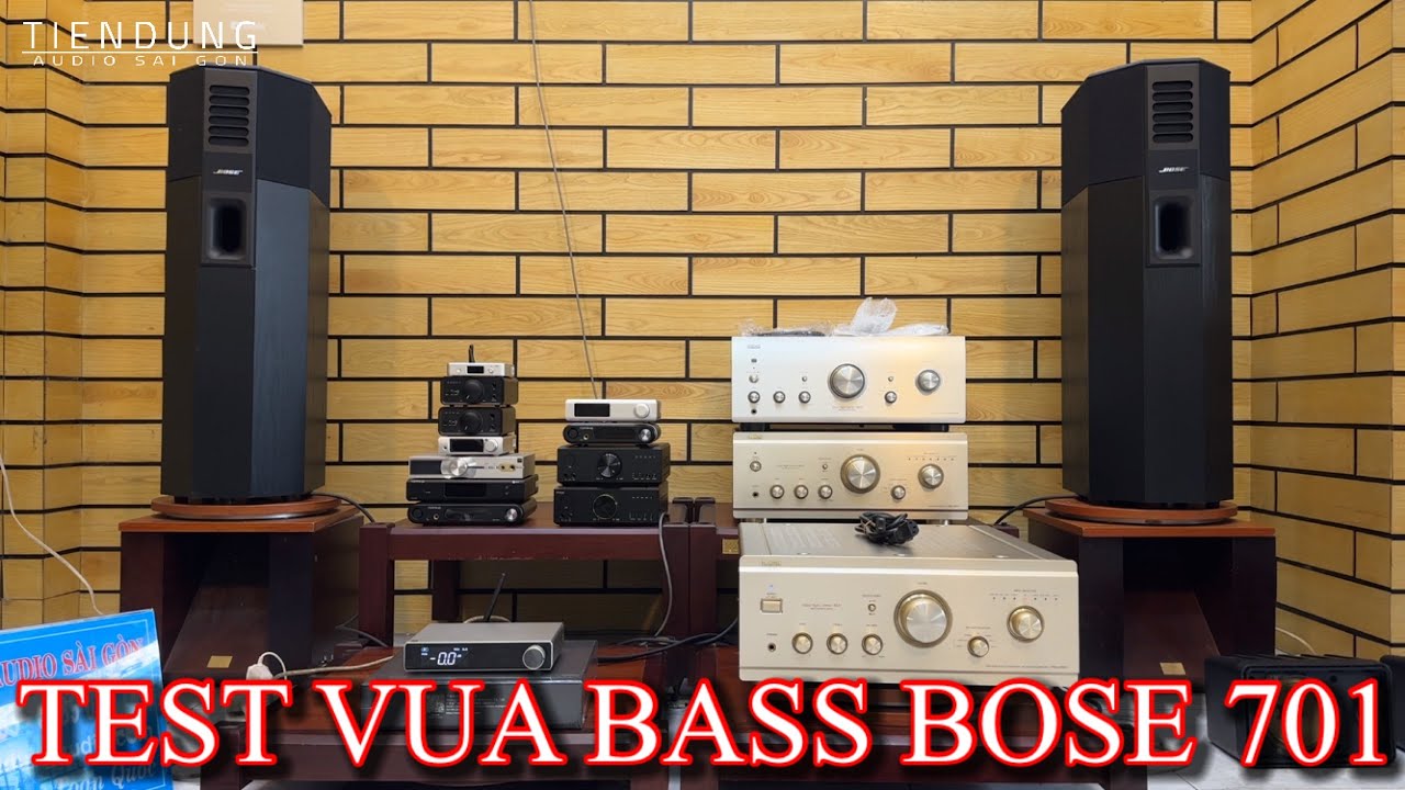 TEST VUA BASS LOA BOSE 701 2 LỖ HƠI HÀNG BÃI MỸ