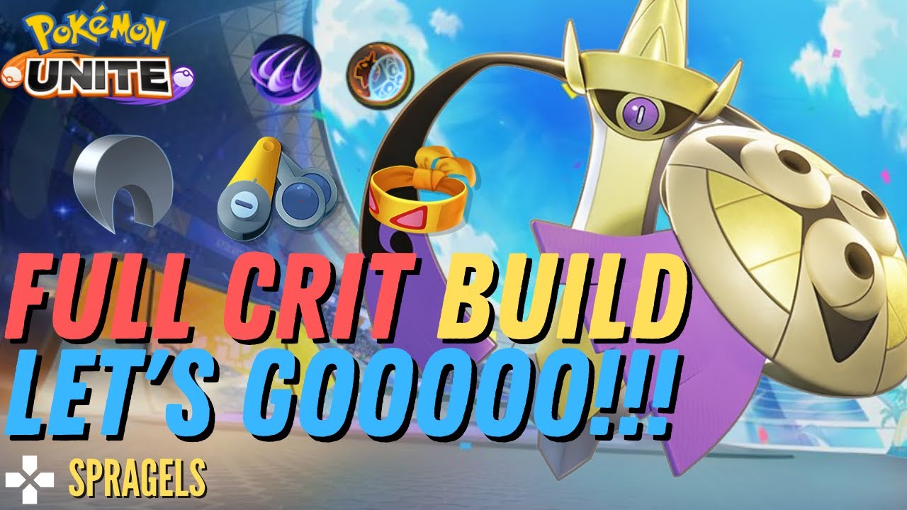 Aegislash FULL CRITICAL HIT Build *Crazy Burst Damage* - Pokémon Unite