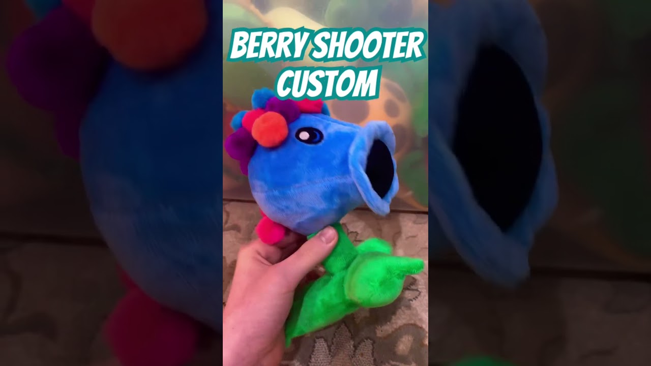 Custom berry shooter plush #plantsvszombies #youtubeshorts #pleasesubscribe