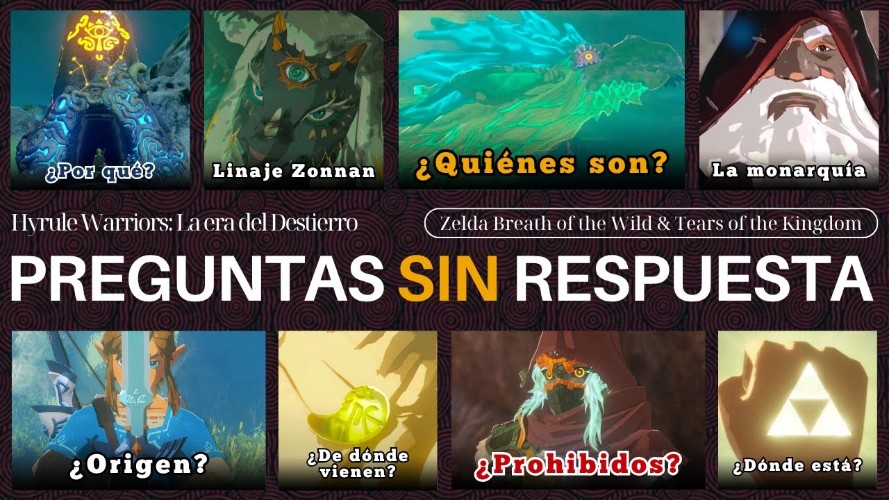 ¡Los MISTERIOS que NO RESPONDE La Era del Destierro! Teorías a las GRANDES PREGUNTAS de Zelda TOTK