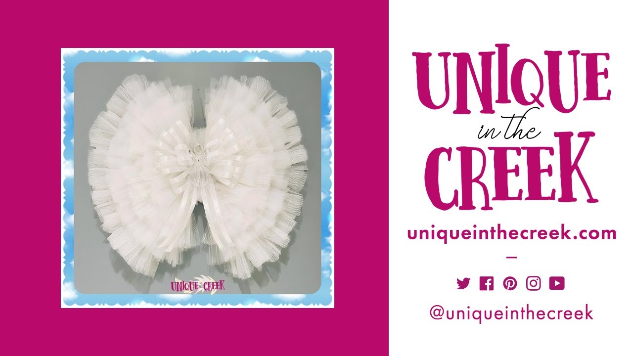 DIY Tulle Angel Wings on UITC Wing Board