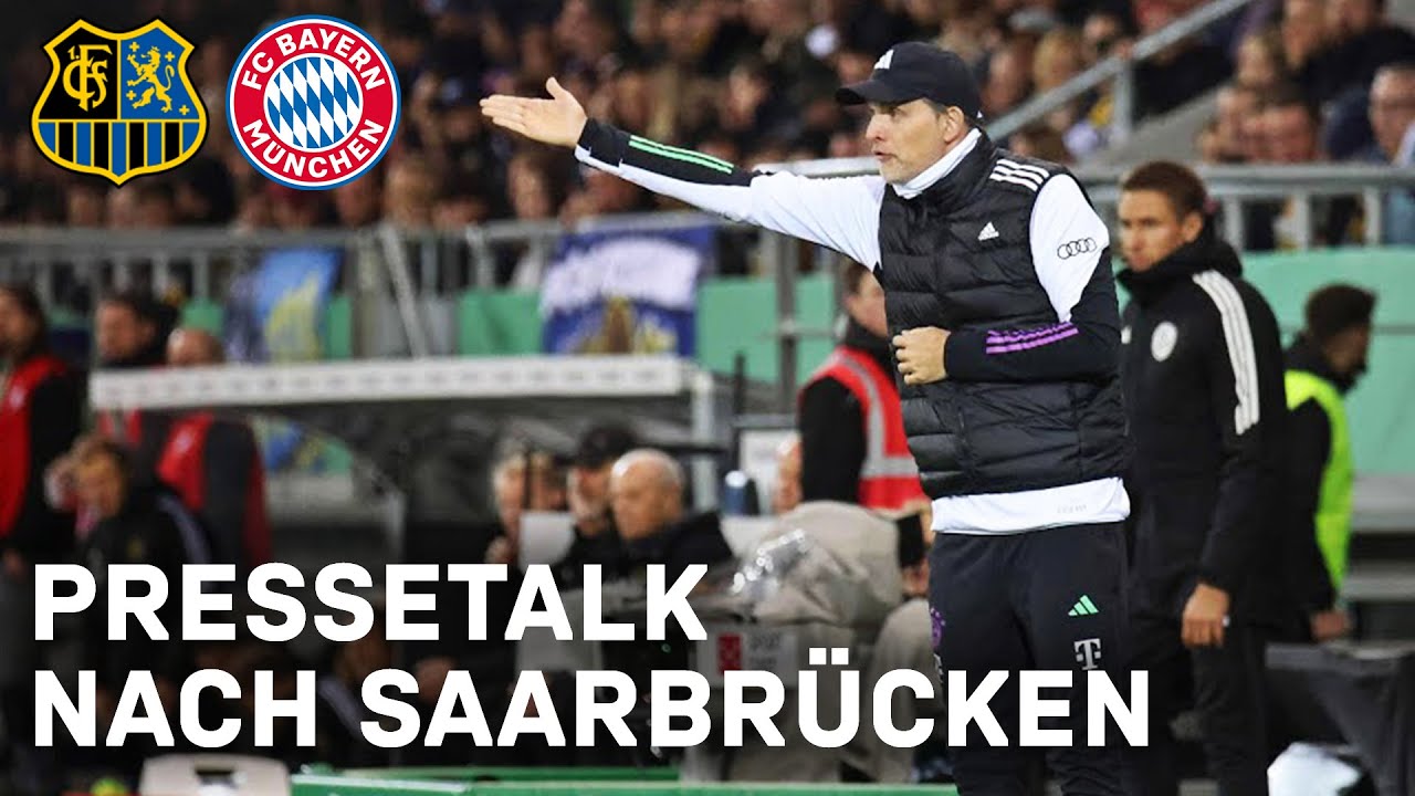 Pressetalk nach 1. FC Saarbrücken - FC Bayern | DFB-Pokal | 🇩🇪