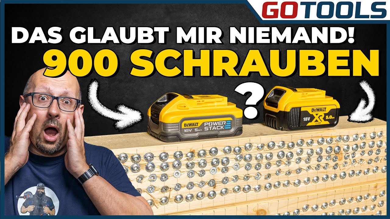 Батарейная революция! DeWalt Powerstack в экстремальном испытании на выносливость!