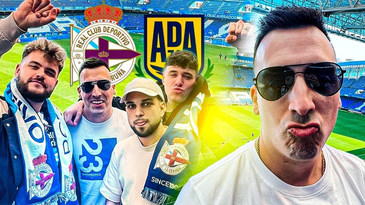 @GUANYAR , @Jcorko_ , @Peereira7  y ELOPI23 en el DEPORTIVO CORUÑA vs ALCORCÓN ¡¡LLENAZO en 1ª RFEF!!