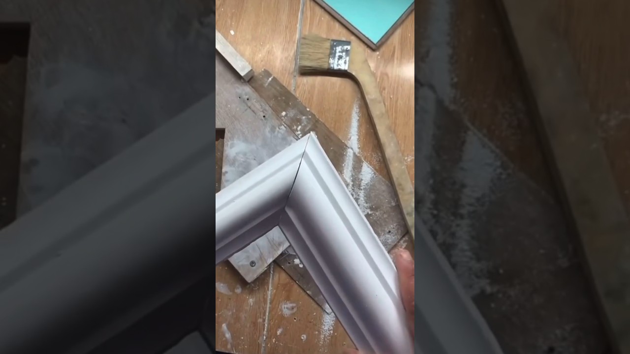 How to cut Cornish corners । Pop design #ceiling #molding #popdesign