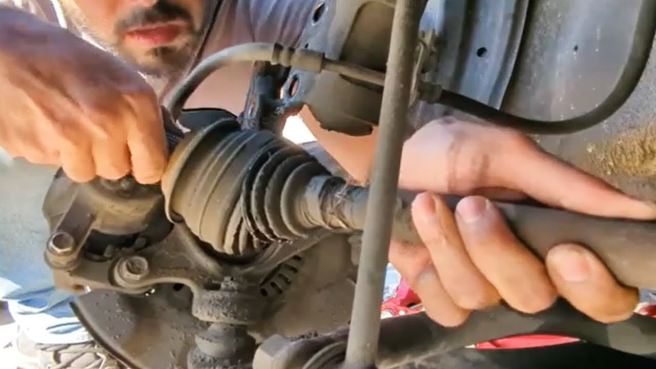 How to Remove a STUCK CV Axle + Seal Repair (Toyota Yaris)