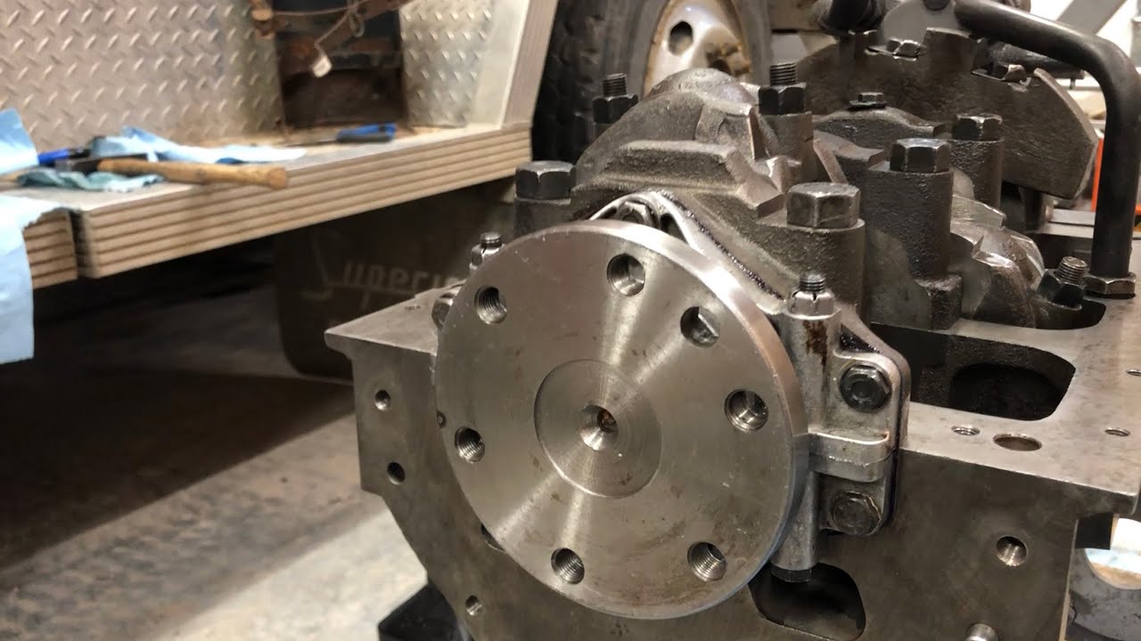 Install rear main seal on Perkins/ rope seal