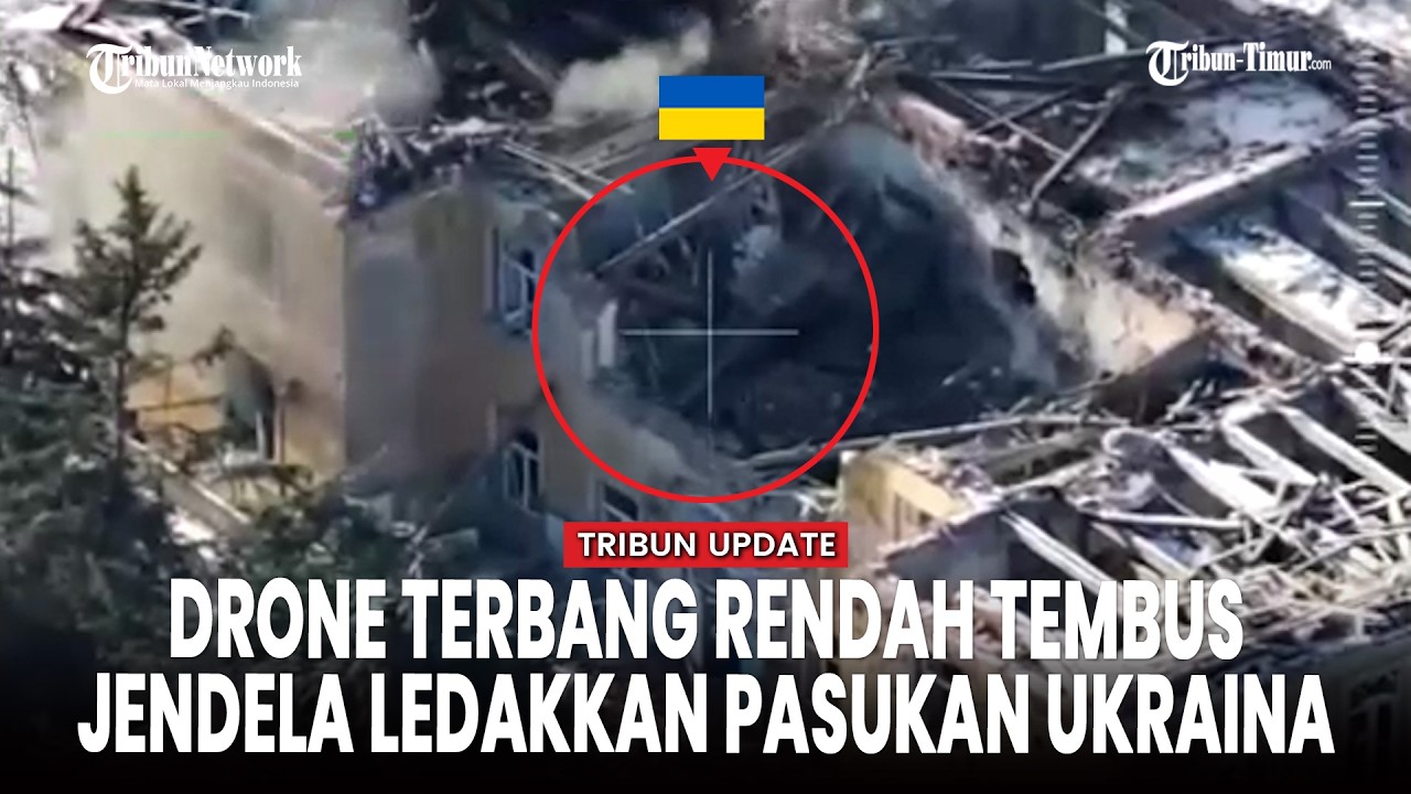 Drone FPV Rusia Tembus Jendela, Hancurkan Pusat Kendali Ukraina
