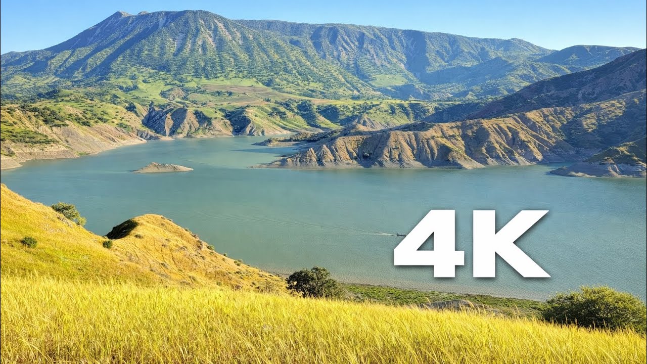 Serene Mountain Reservoir | 4K Ultra HD Landscape