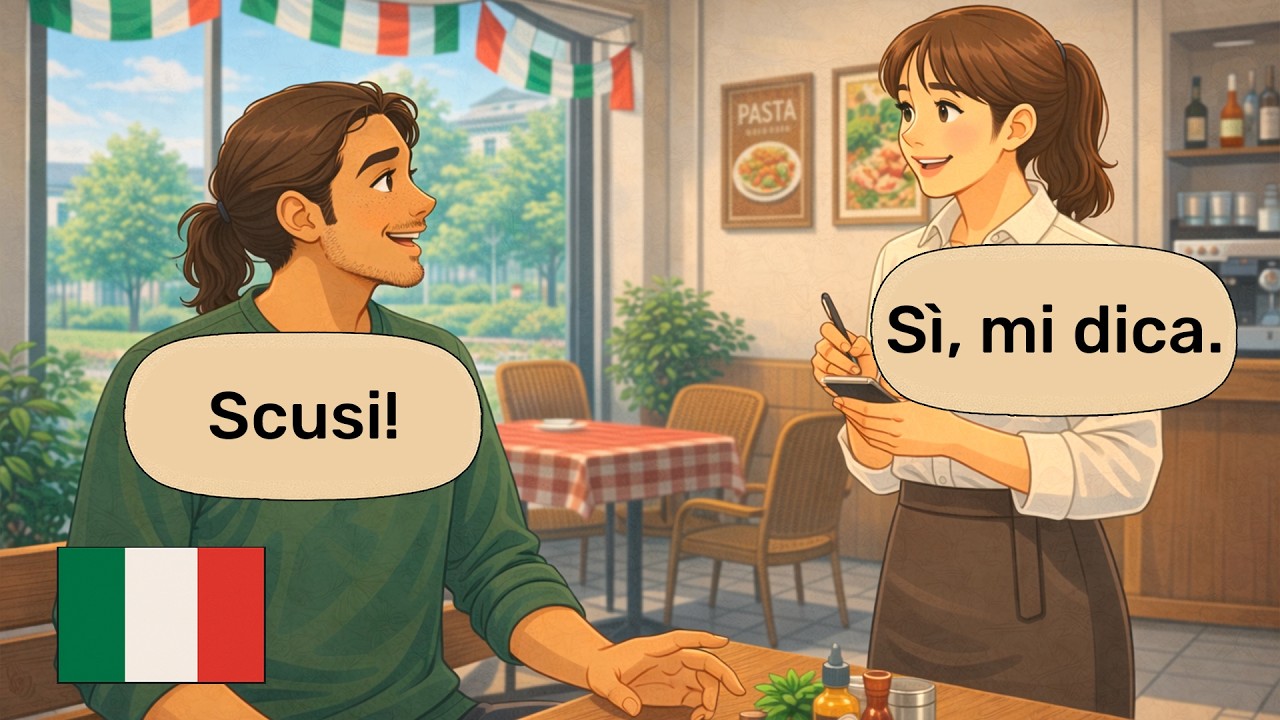 15 Useful Italian Conversations (A1-A2) | Short Italian Dialogues for Beginners