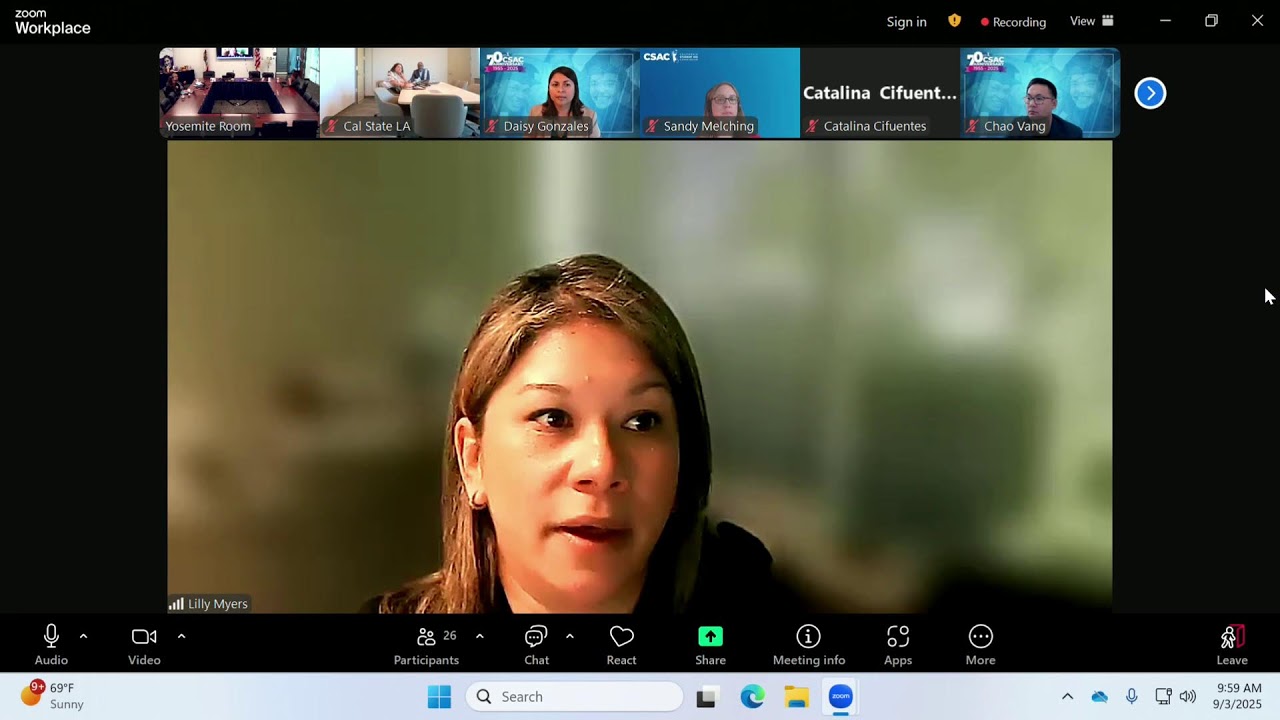 California Student Aid Commission's Legislative, Audit and Budget (LAB) Committee - Sep 03 2025 (Par