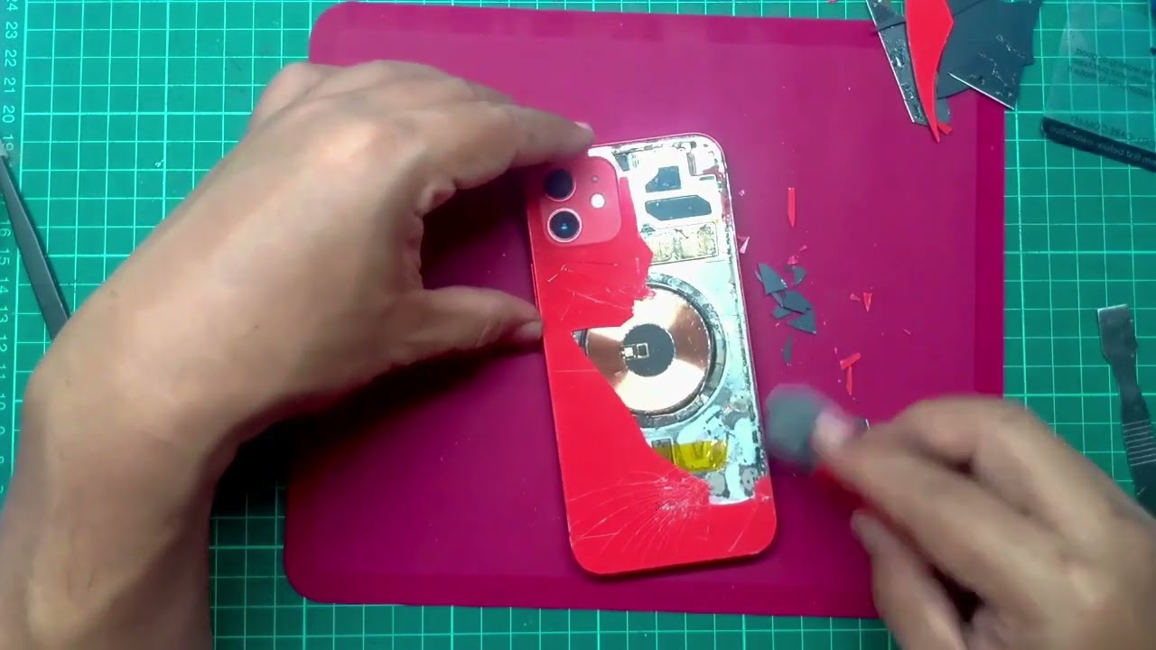 IPHONE 12 BACK GLASS REPLACEMENT, WITHOUT A GLASS BREAKER