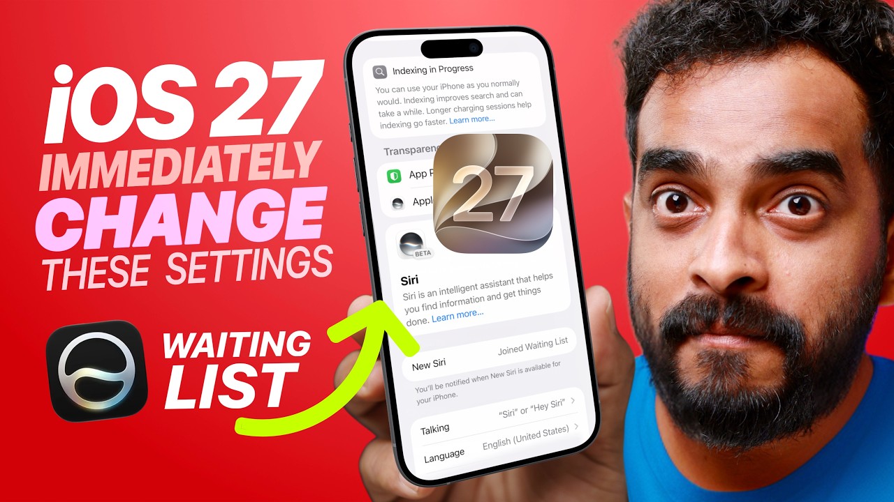 iOS 27 | Siri Ai | Settings to Change IMMEDIATELY | Malayalam