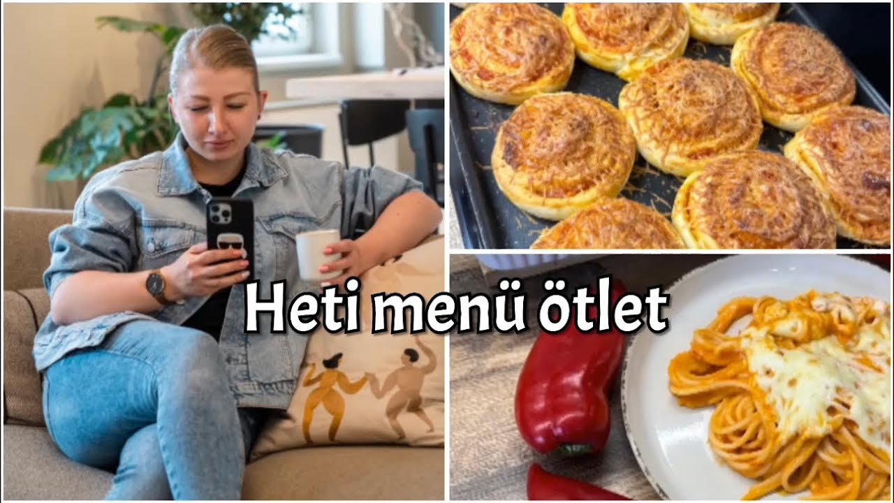 Ebéd ötletek és receptek egy egész hétre|Pizzás csiga|Sajtos rúd|Harcsapaprikás|Húsos káposzta