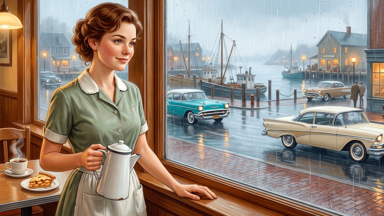 A Rainy Day at the Harbor Caf&eacute; | Cozy Vintage Americana