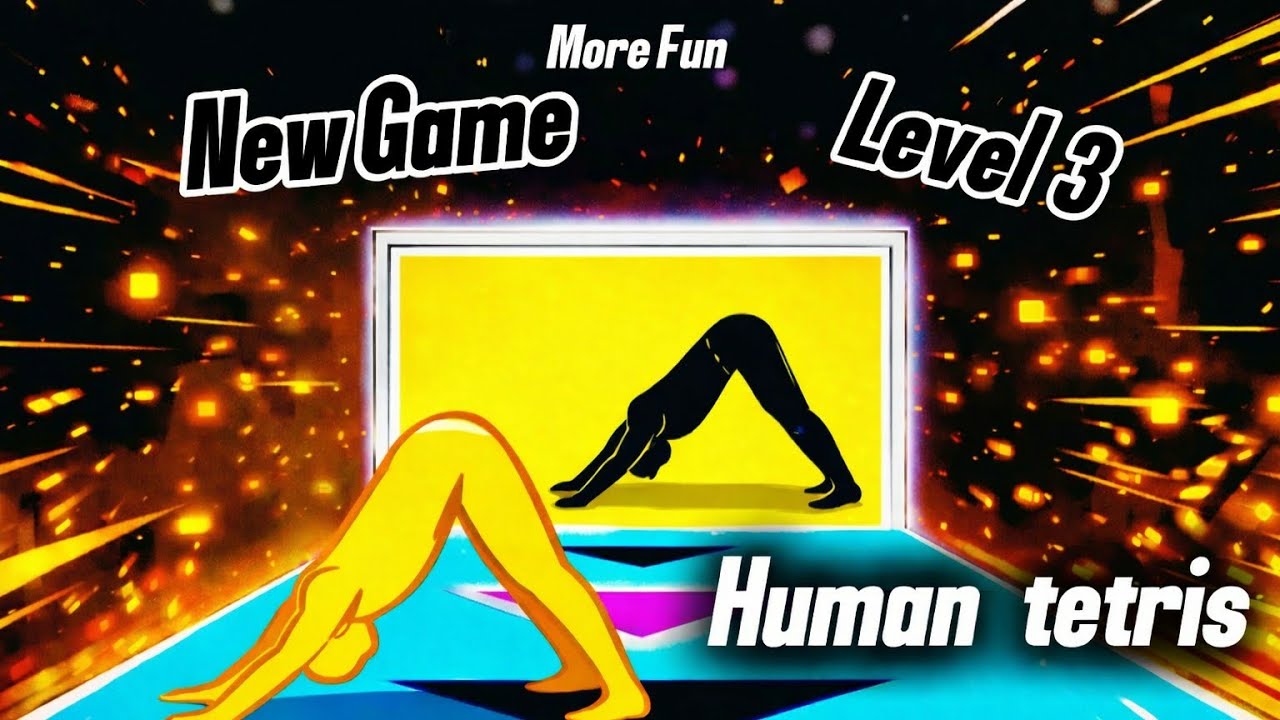 HUMAN TETRIS | NEW IMMERSIVE INTERACTIVE WARMUP | NEW GAME CHALLENGES | 99% FAILS 