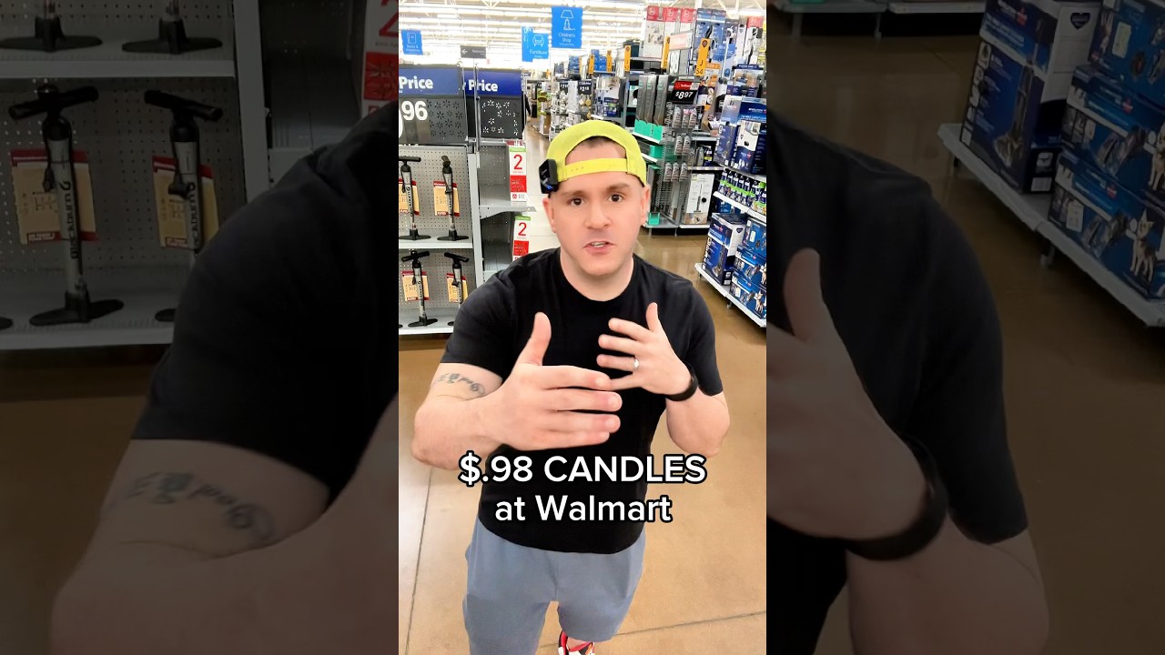 🤯 INSANE $.98 Clearance Find at Walmart! Cheap Christmas Gift Candles ** Shopping Hack