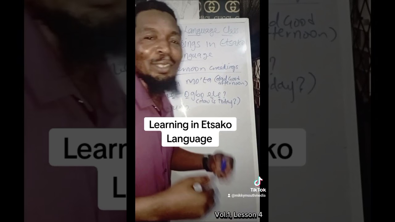 How To Greet In Etsako Language