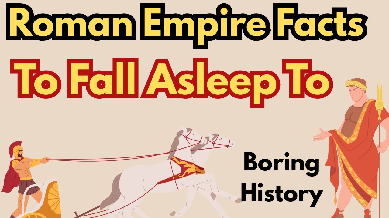 Roman Empire Facts with Rain Sound | Boring History For Sleep |