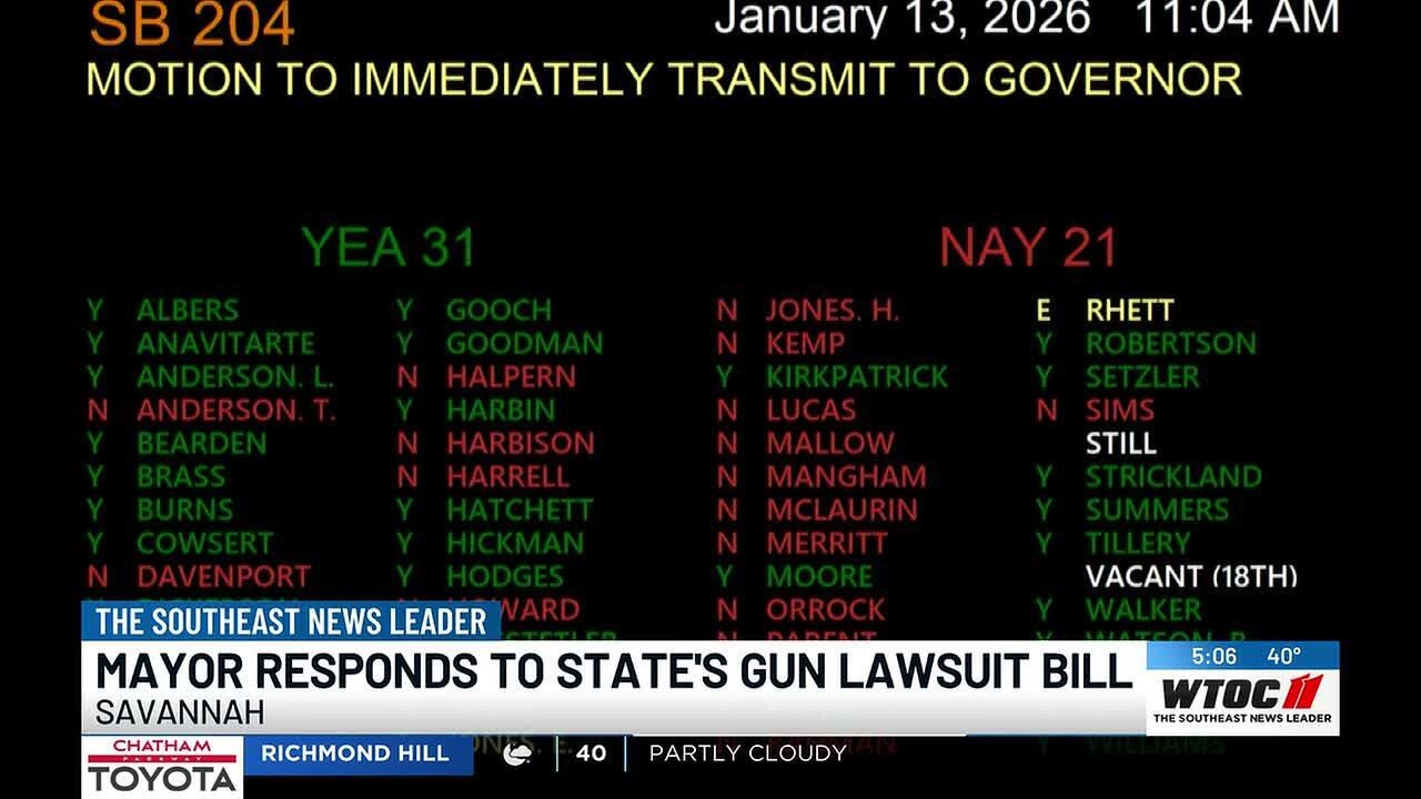 Mayor Van Johnson defends Savannah gun ordinance results as state bill advances